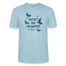 Load image into Gallery viewer, "protect our pollinators" t-shirt - sky blue