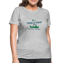 Load image into Gallery viewer, "Trek-a-Thon" women's t-shirt - heather gray
