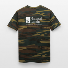 Load image into Gallery viewer, "cattails" unisex camo tee - green camo