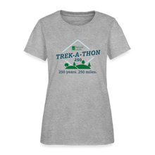 Load image into Gallery viewer, "Trek-a-Thon" women's t-shirt - heather gray