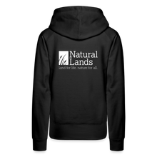 Load image into Gallery viewer, "cattails" women’s premium hoodie - black