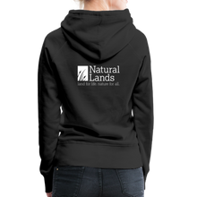 Load image into Gallery viewer, "cattails" women’s premium hoodie - black
