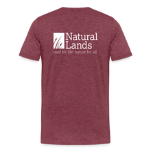 Load image into Gallery viewer, "cattails" men's premium t-shirt - heather burgundy