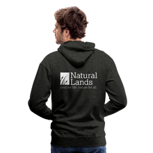 Load image into Gallery viewer, "cattails" men’s premium hoodie - charcoal grey