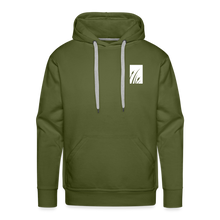 Load image into Gallery viewer, "cattails" men’s premium hoodie - olive green
