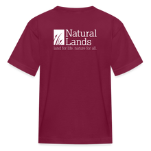 Load image into Gallery viewer, "cattails" kids' t-shirt - burgundy