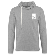 Load image into Gallery viewer, "cattails" unisex lightweight terry hoodie - heather gray