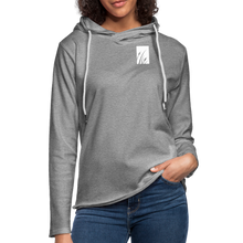 Load image into Gallery viewer, "cattails" unisex lightweight terry hoodie - heather gray