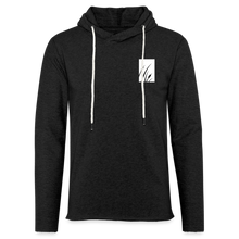 Load image into Gallery viewer, "cattails" unisex lightweight terry hoodie - charcoal grey