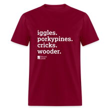 Load image into Gallery viewer, nature in Delco t-shirt - burgundy