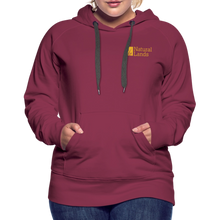 Load image into Gallery viewer, 'wild. life.' women’s premium hoodie - burgundy
