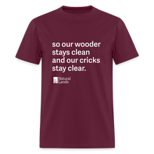 Load image into Gallery viewer, wooder T-Shirt - burgundy
