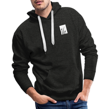 Load image into Gallery viewer, "cattails" men’s premium hoodie - charcoal grey
