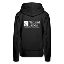 Load image into Gallery viewer, "cattails" women’s premium hoodie - black
