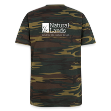 Load image into Gallery viewer, "cattails" unisex camo tee - green camo
