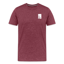 Load image into Gallery viewer, "cattails" men's premium t-shirt - heather burgundy
