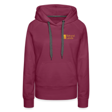 Load image into Gallery viewer, 'wild. life.' women’s premium hoodie - burgundy
