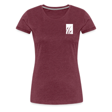 Load image into Gallery viewer, "cattails" women’s premium t-shirt - heather burgundy
