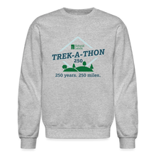 Load image into Gallery viewer, "Trek-a-Thon" unisex crewneck sweatshirt - heather gray
