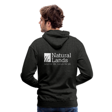 Load image into Gallery viewer, "cattails" men’s premium hoodie - charcoal grey
