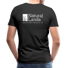 Load image into Gallery viewer, "cattails" men's premium t-shirt - black
