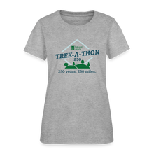 Load image into Gallery viewer, "Trek-a-Thon" women's t-shirt - heather gray
