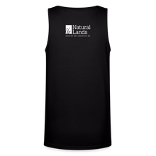 Load image into Gallery viewer, "cattails" tri-blend organic tank - black
