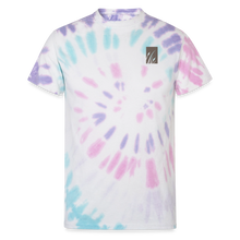 Load image into Gallery viewer, unisex tie dye t-shirt - Pastel Spiral

