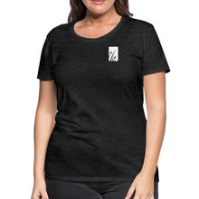 Load image into Gallery viewer, "cattails" women’s premium t-shirt - charcoal grey
