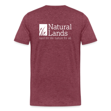 Load image into Gallery viewer, "cattails" men's premium t-shirt - heather burgundy
