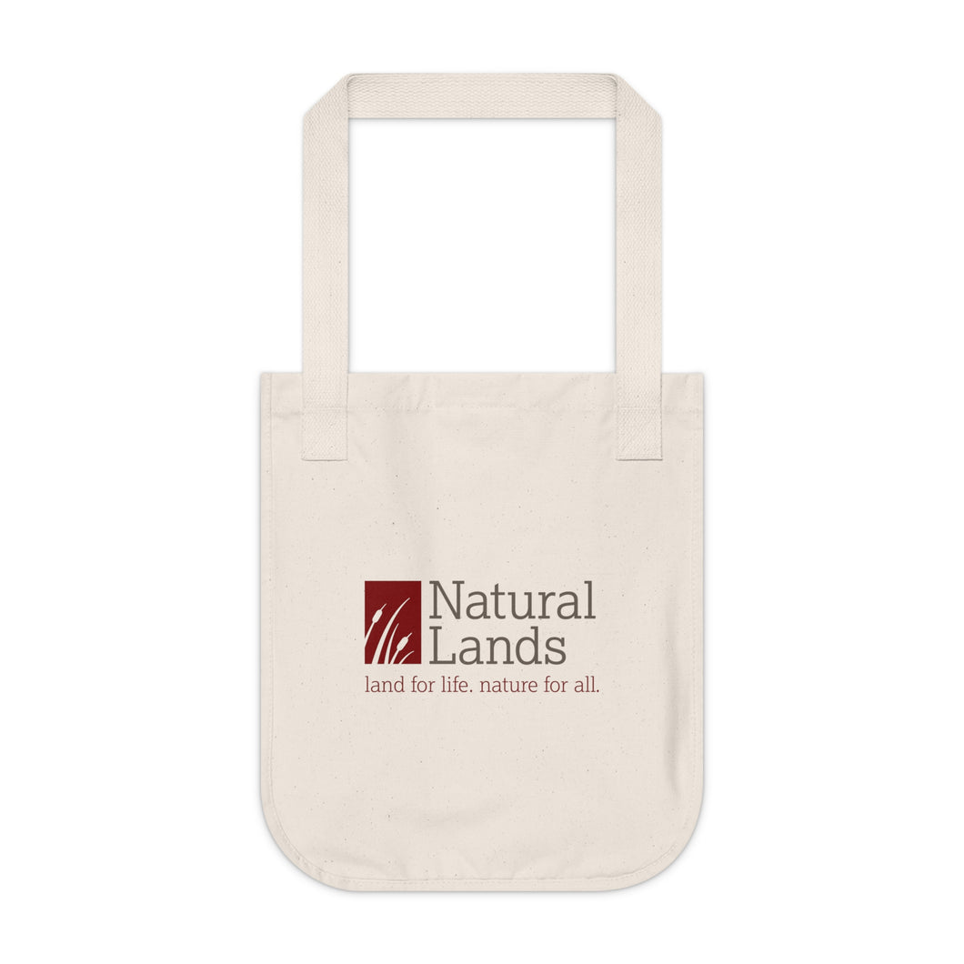 Natural Lands organic canvas tote bag