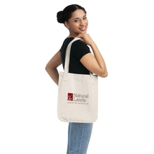 Load image into Gallery viewer, Natural Lands organic canvas tote bag
