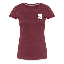 Load image into Gallery viewer, &quot;cattails&quot; women’s premium t-shirt - heather burgundy
