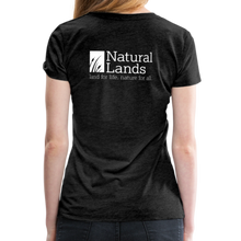 Load image into Gallery viewer, &quot;cattails&quot; women’s premium t-shirt - charcoal grey
