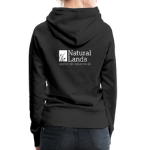 Load image into Gallery viewer, &quot;cattails&quot; women’s premium hoodie - black

