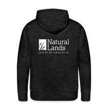 Load image into Gallery viewer, &quot;cattails&quot; men’s premium hoodie - charcoal grey
