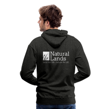 Load image into Gallery viewer, &quot;cattails&quot; men’s premium hoodie - charcoal grey
