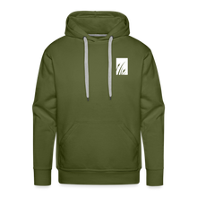 Load image into Gallery viewer, &quot;cattails&quot; men’s premium hoodie - olive green
