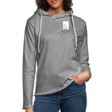 Load image into Gallery viewer, &quot;cattails&quot; unisex lightweight terry hoodie - heather gray
