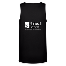 Load image into Gallery viewer, &#39;cattails&#39; tri-blend organic tank - black
