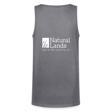 Load image into Gallery viewer, &#39;cattails&#39; tri-blend organic tank - heather gray
